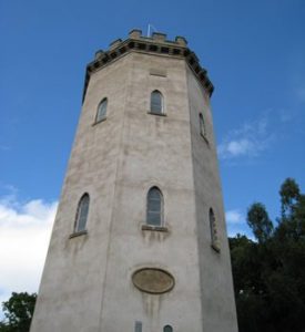 Neson's Tower o the top of Cluny Hill in Forres can be seen for miles